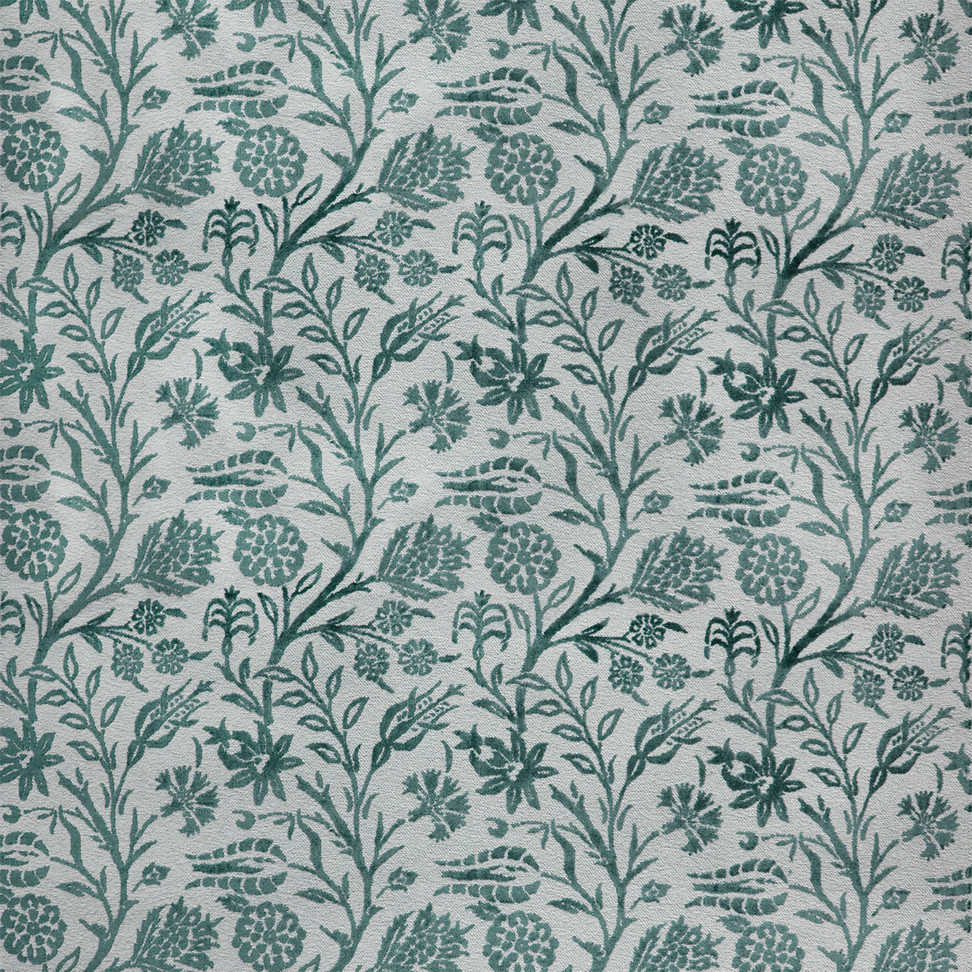 Tela tabarca verde coleccion lorenzo castillo gastón y daniela flores decoracion tapizado
