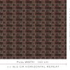 LCT-1174-007 Tela Galdana Chocolate de Gaston y Daniela. Coleccion de Lorenzo Castillo. Chenilla con diseño geometrico para tapiceria en color marron. Decoracion de interiores ancho