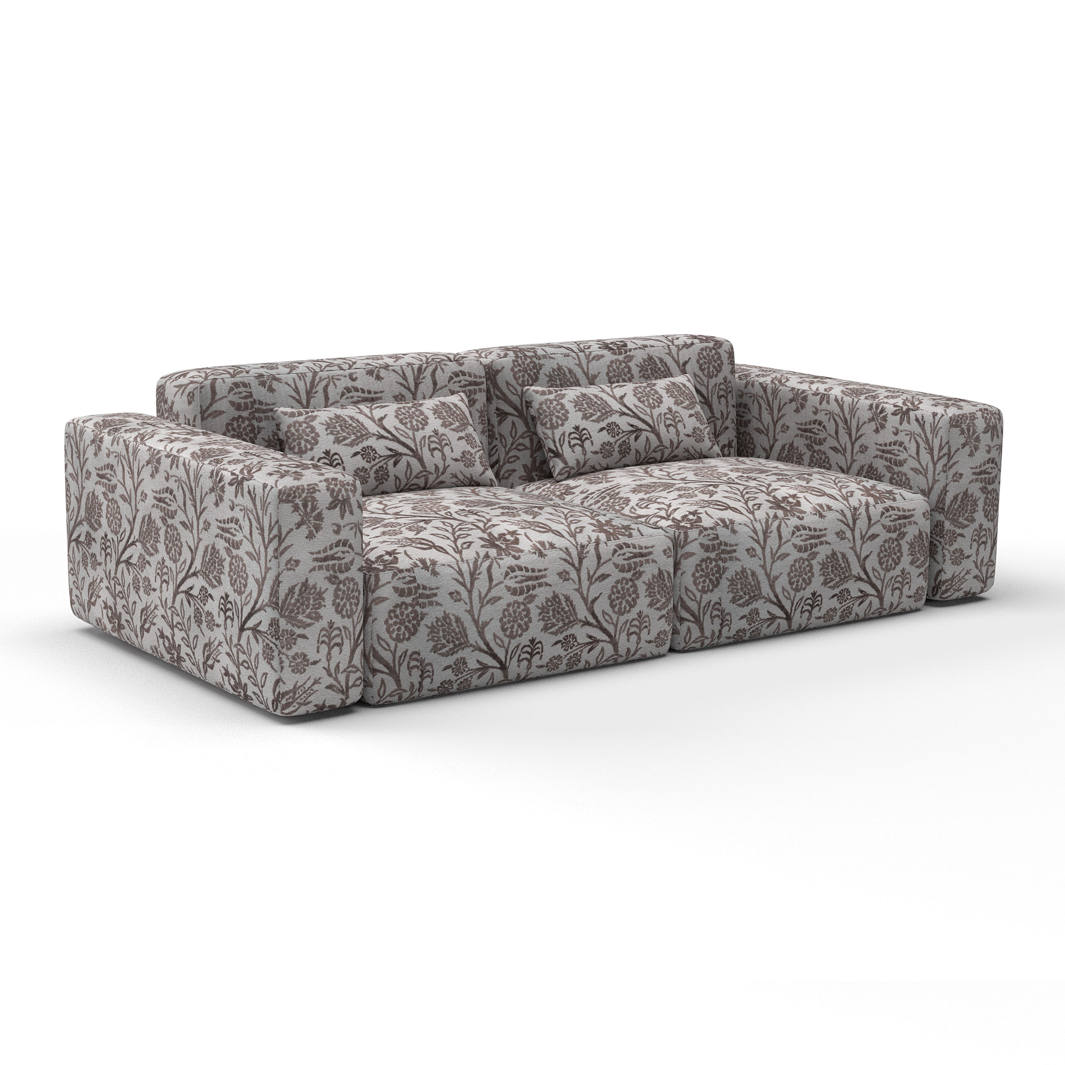 Sofa tela tabarca topo coleccion lorenzo castillo gastón y daniela flores decoracion tapizado
