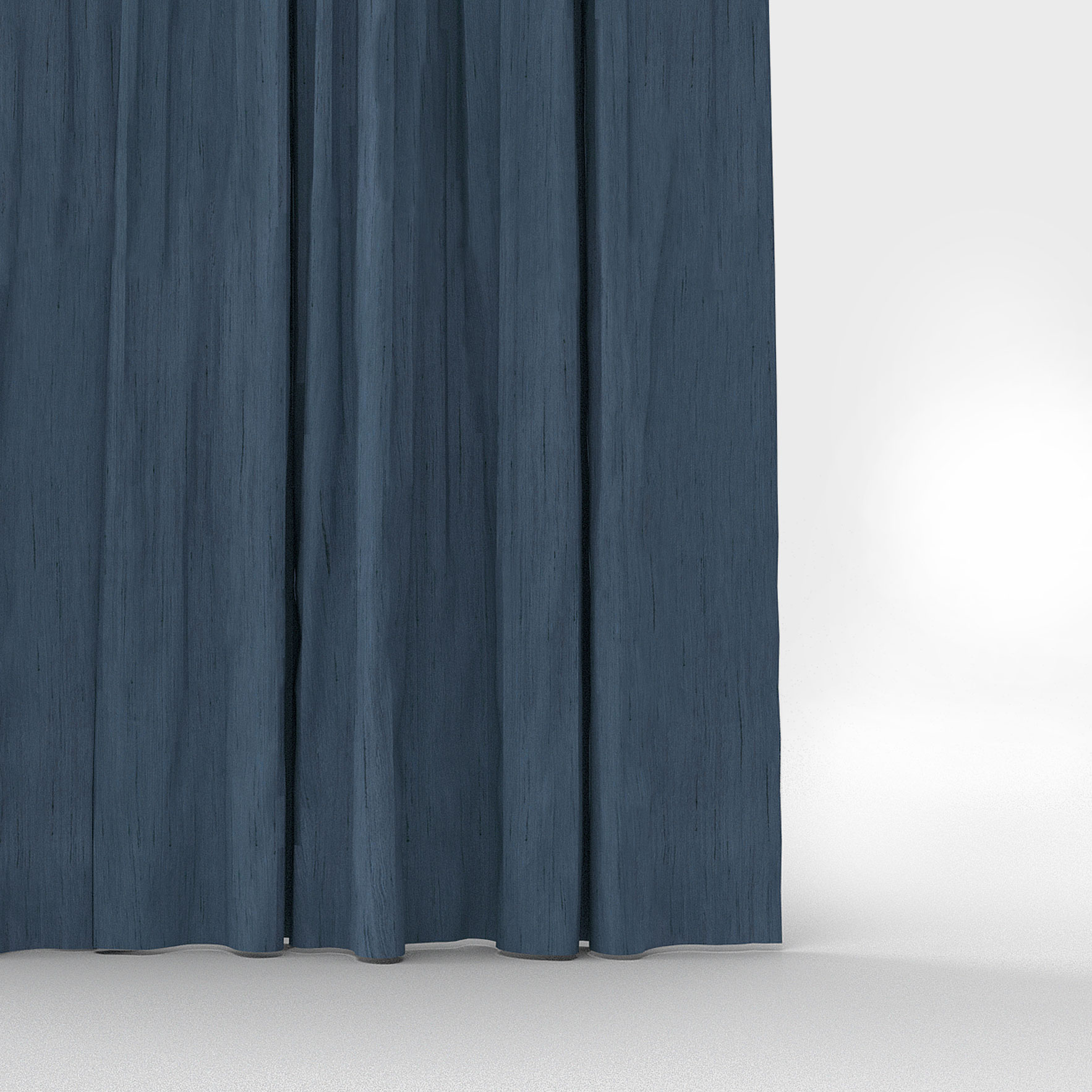 Cortina Tela Zarzaparrilla azul oscuro de Gaston y Daniela. Coleccion Lorenzo Castillo. Liso de seda para cortinas. Decoracion de interiores