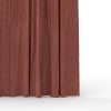 Cortina Tela Zarzaparrilla lacre naranja de Gaston y Daniela. Coleccion Lorenzo Castillo. Liso de seda para cortinas. Decoracion de interiores