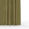 Cortina Tela Zarzaparrilla verde aceituna de Gaston y Daniela. Coleccion Lorenzo Castillo. Liso de seda para cortinas. Decoracion de interiores