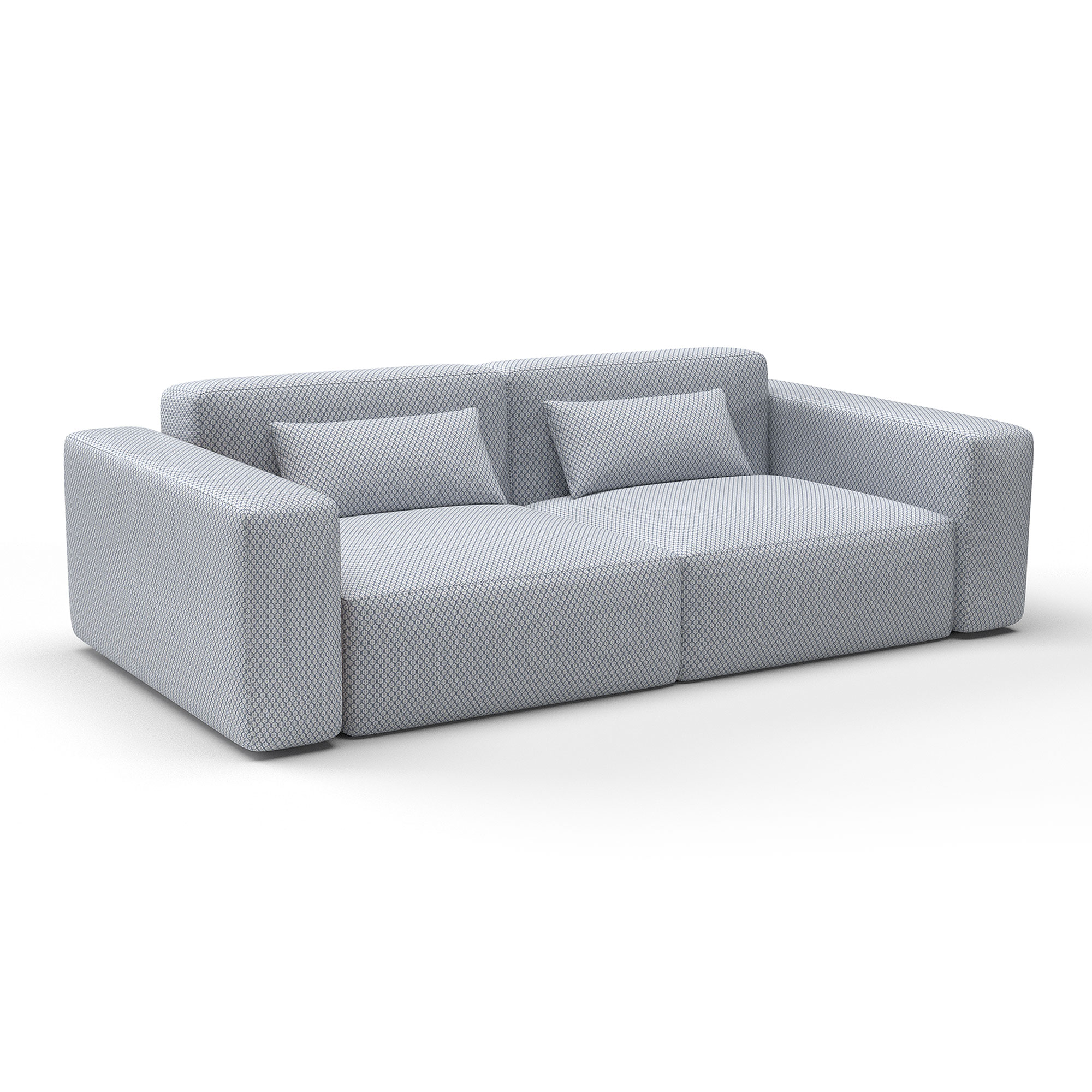GDT-5807-003 tela bernarda azul gaston y daniela geometrico algodon tapiceria cortinas decoracion casa sofa