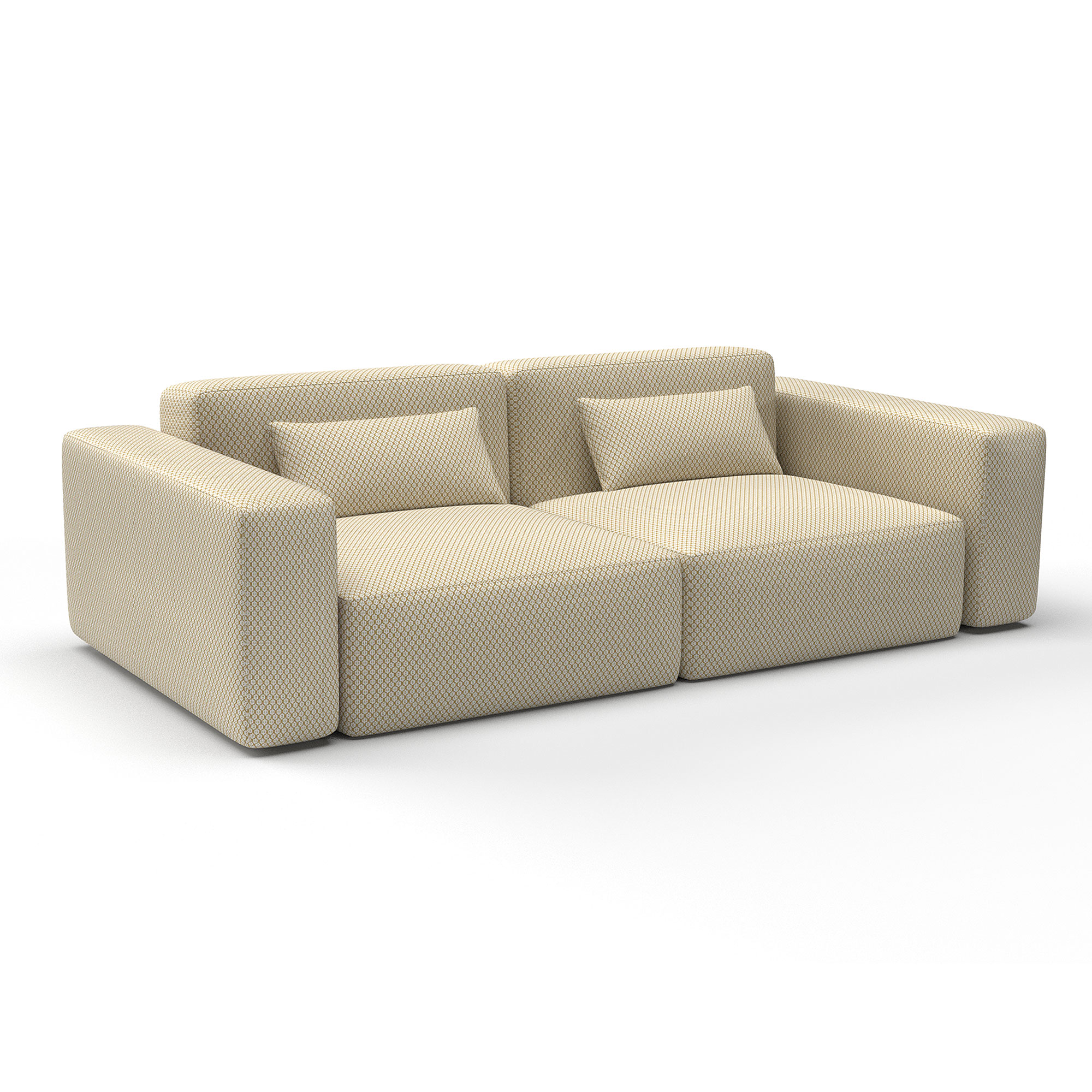 GDT-5807-005 tela bernarda amarillo gaston y daniela geometrico algodon tapiceria cortinas decoracion casa sofa
