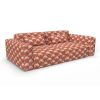 GDT-5816-002 tela amelia teja gaston y daniela floral botanico estampado lino cortinas decoracion casa sofa