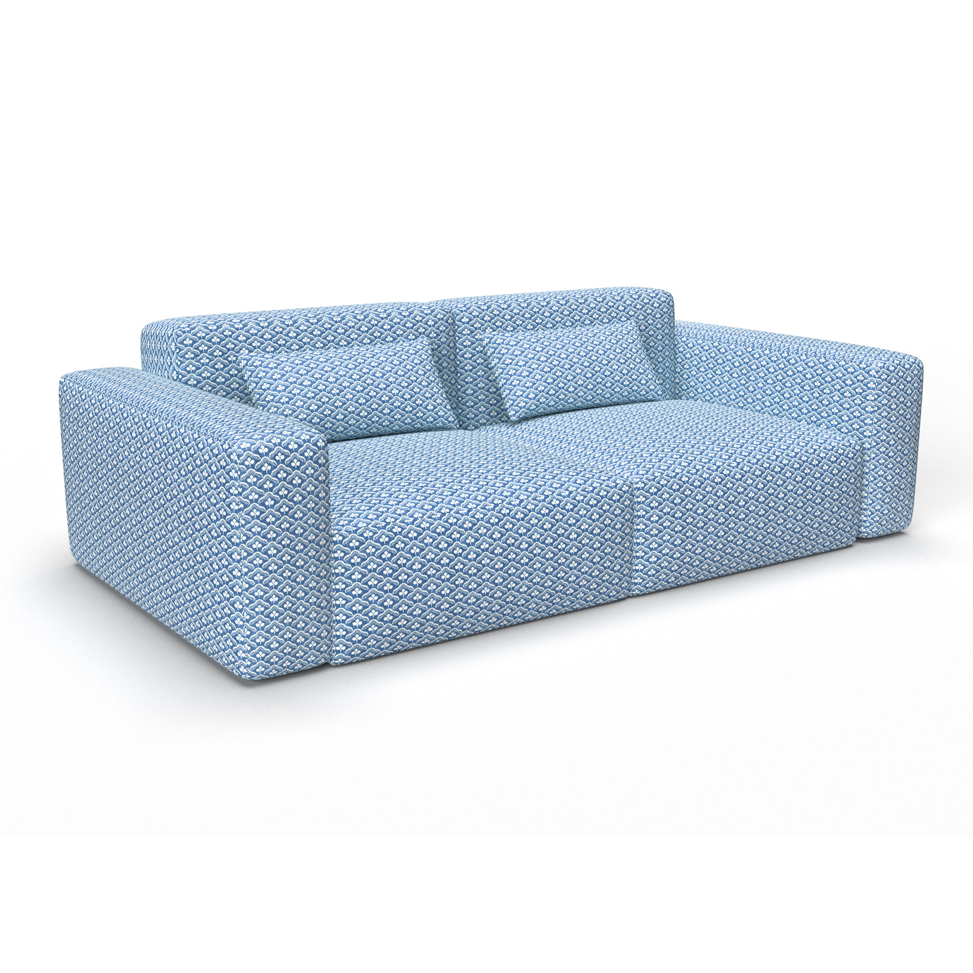 GDT-5817-001 tela renata azul gaston y daniela floral algodon lino cortinas decoracion casa sofa