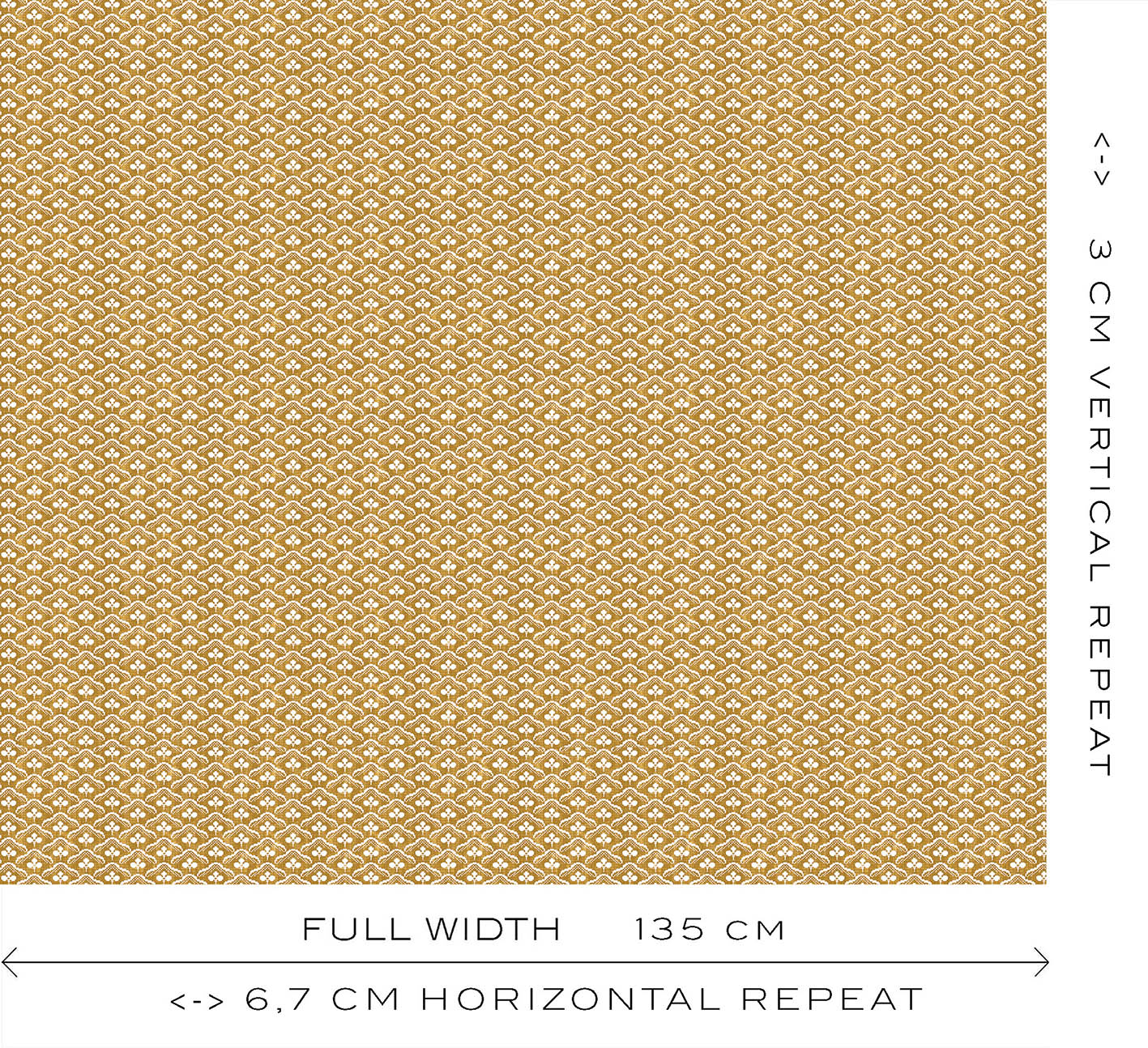 GDT-5817-002 tela renata ocre gaston y daniela floral algodon lino cortinas decoracion casa ancho