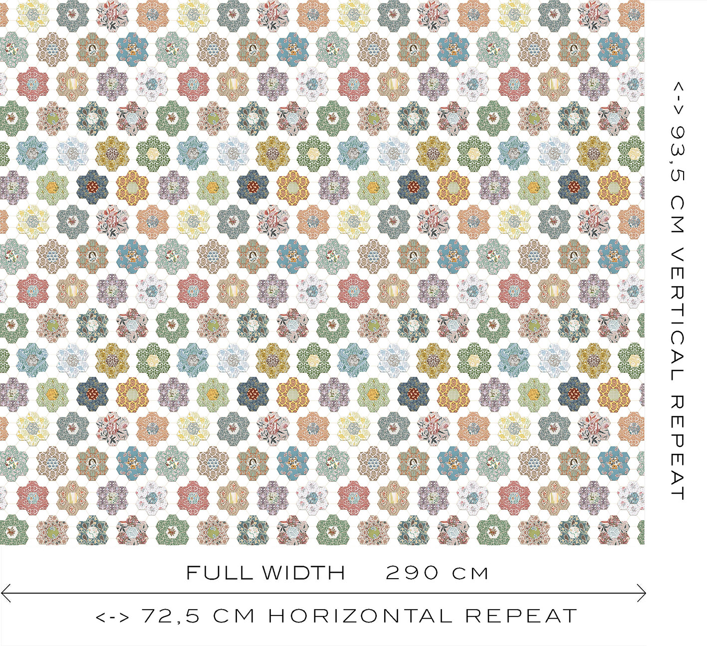 GDT-5818-001 tela eloisa multicolor gaston y daniela floral singular lino decoracion casa ancho