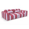 GDT-5821-001 tela astrid fresa gaston y daniela rojo rayas etnico algodon tapiceria cortinas decoracion casa sofa
