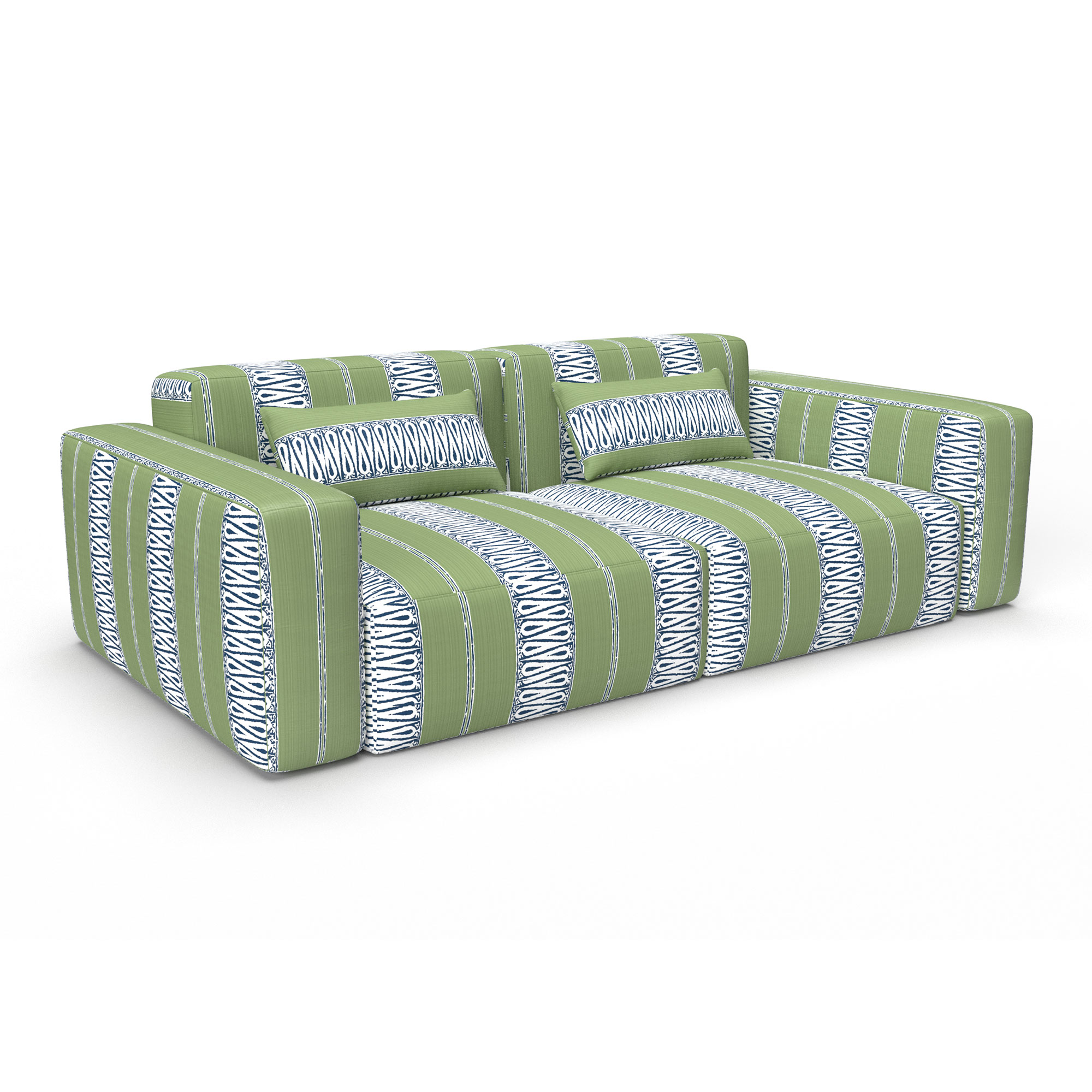 GDT-5821-002 tela astrid verde gaston y daniela rojo rayas etnico algodon tapiceria cortinas decoracion casa sofa