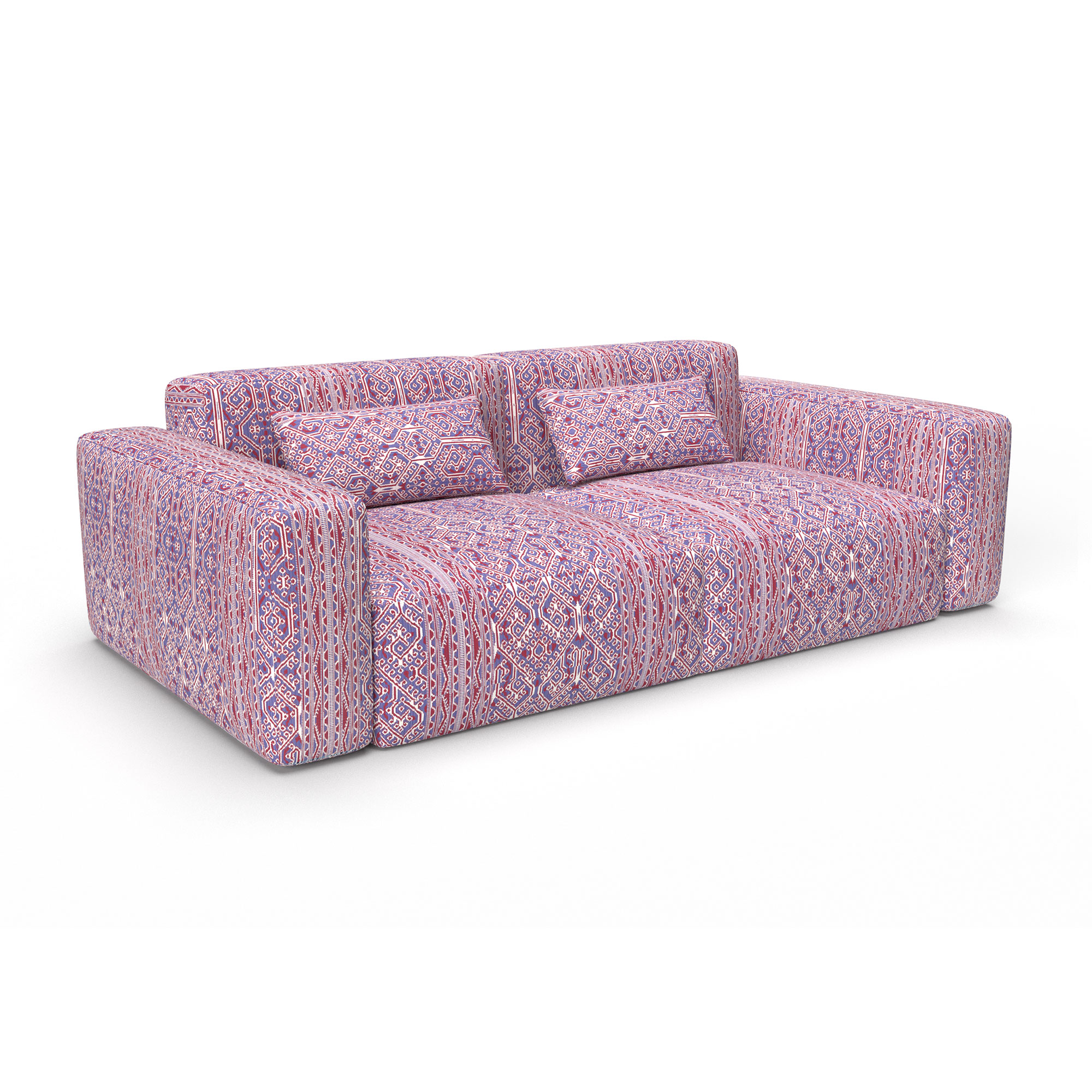 GDT-5822-001 tela sol fresa gaston y daniela rojo etnico algodon tapiceria cortinas decoracion casa sofa