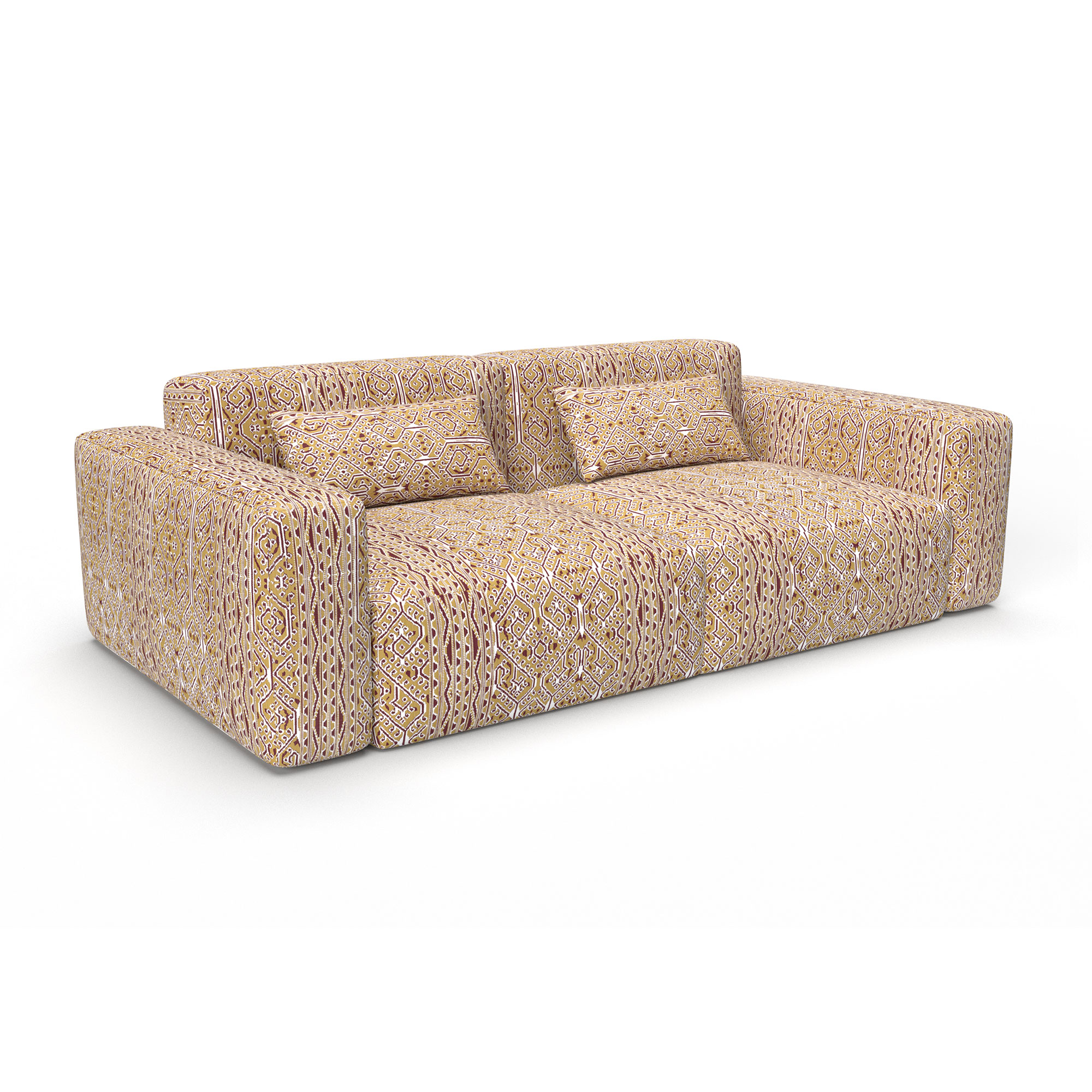 GDT-5822-003 tela sol ocre gaston y daniela etnico algodon tapiceria cortinas decoracion casa sofa