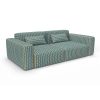 GDT-5823-004 tela adela turquesa gaston y daniela rayas etnico algodon tapiceria cortinas decoracion casa sofa