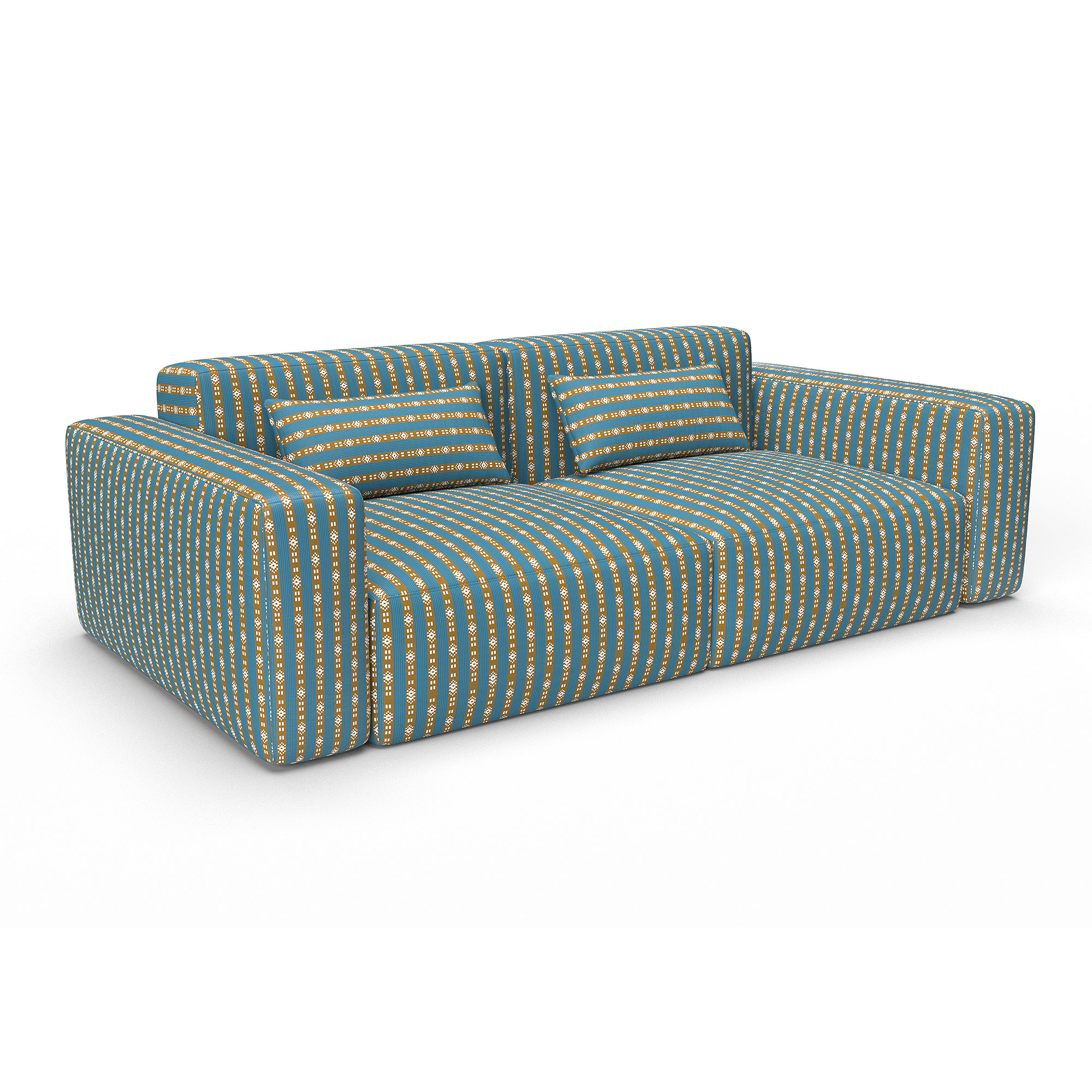 GDT-5823-004 tela adela turquesa gaston y daniela rayas etnico algodon tapiceria cortinas decoracion casa sofa