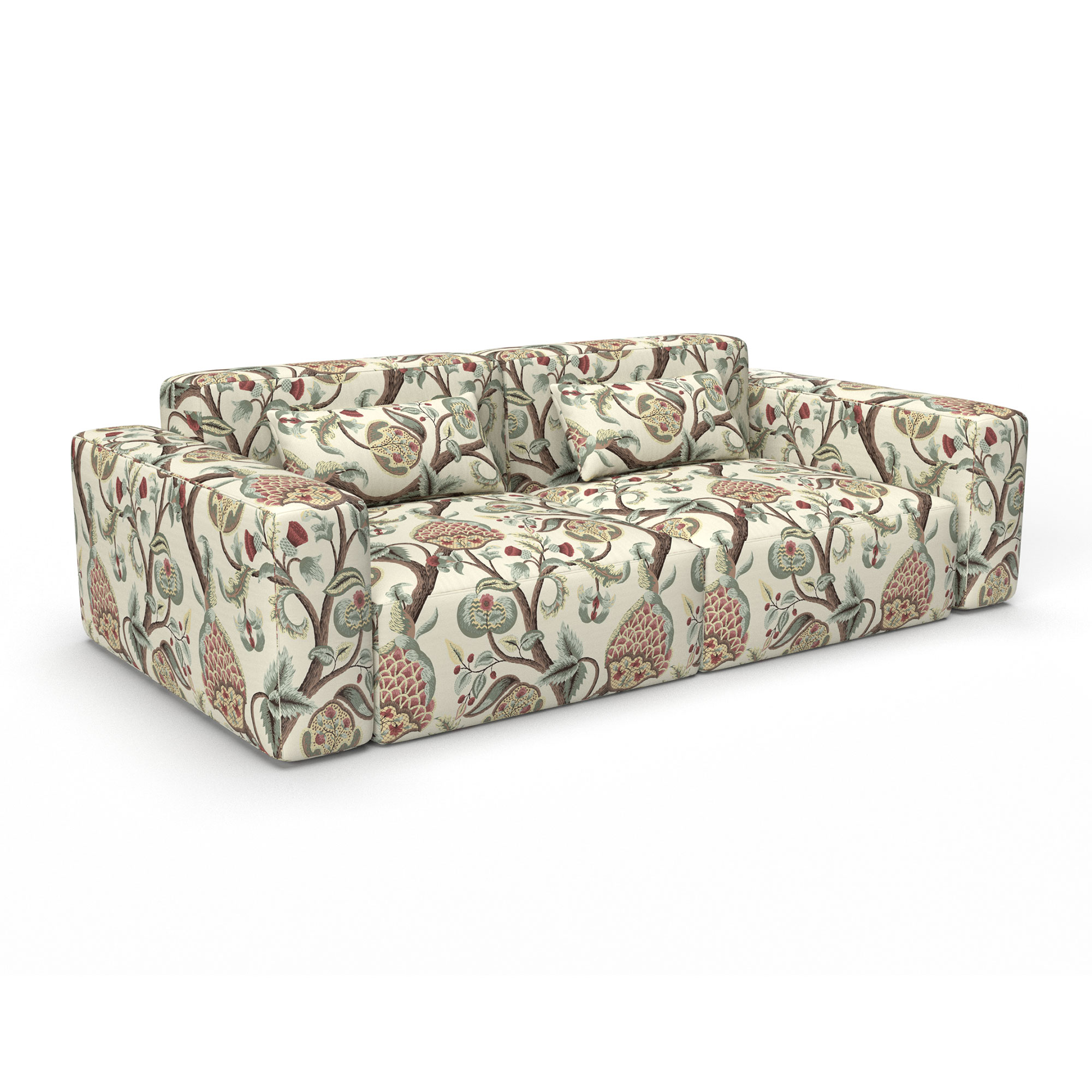 GDT-5827-001 Tela Longford gaston y daniela fondo lino botanico algodon estampado tapiceria cortinas decoracion sofa