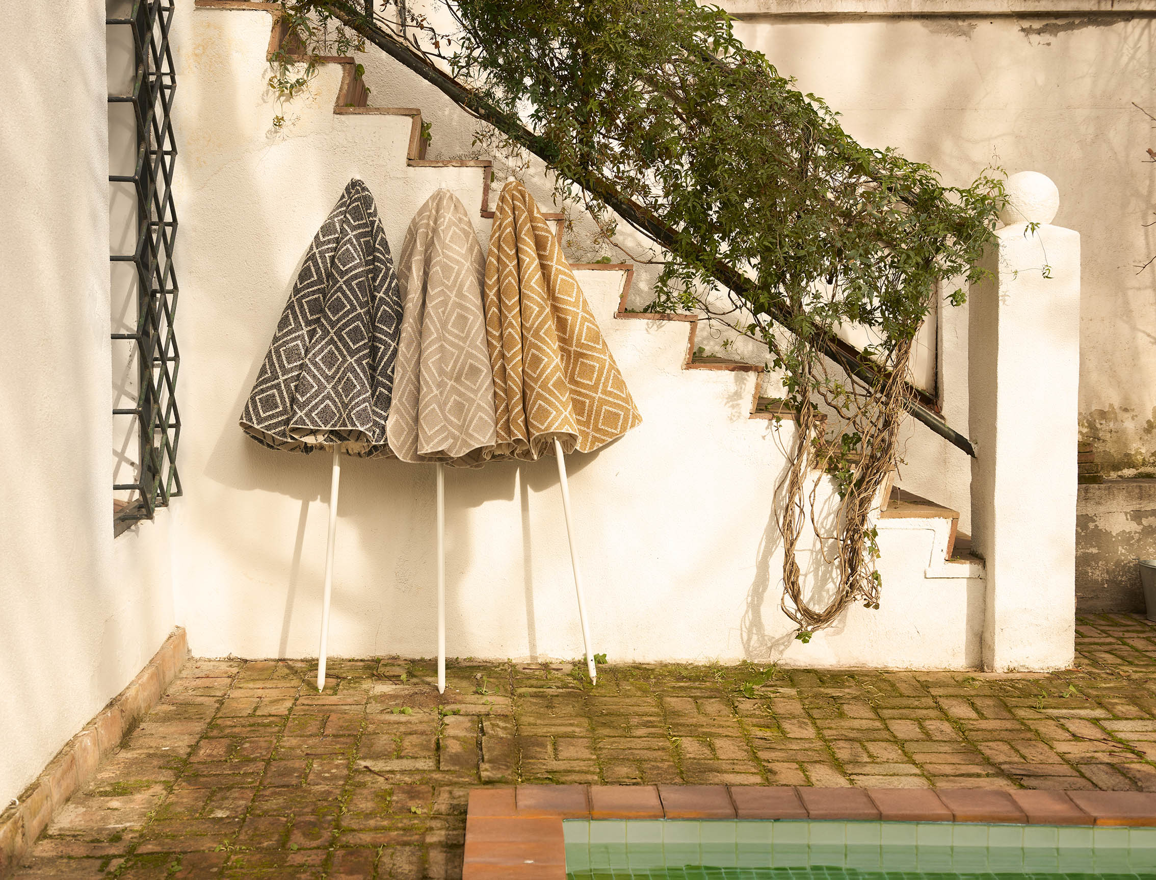 sombrillas tela cies exterior outdoor gaston y daniela jardin decoracion casa