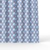 Cortina Amelia azul de Gaston y Daniela. Coleccion Lorenzo Castillo. Estampado oriental de algodon y lino para cortinas.