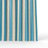 Cortina Astrid azul de Gaston y Daniela. Coleccion Lorenzo Castillo. Estampado oriental de algodon y lino para cortinas.