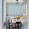 Papel pintado vinílico Benacantil azul colección Volume V Lorenzo Castillo Gastón y Daniela geométrico decoración casa salón dormitorio baño