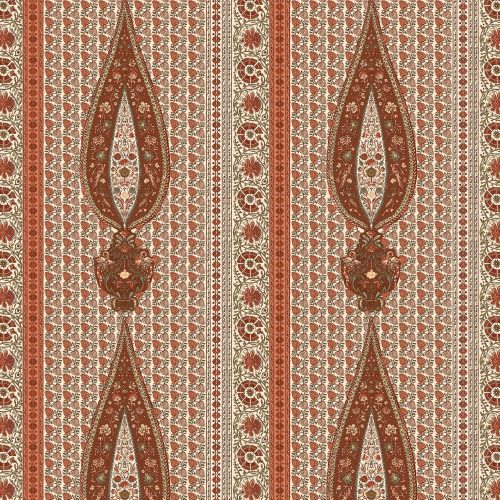 LCT-1191-007 Tela Indira Arcilla de Gaston y Daniela. Coleccion de Lorenzo Castillo. Diseño etnico sofisticado para tapiceria y cortinas. Decoracion de interiores