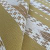LCT-1187-001 Tela Colman amarillo de Gaston y Daniela. Coleccion de Lorenzo Castillo. Diseño a rayas sofisticado para tapiceria. Decoracion de interiores. Foto detalle