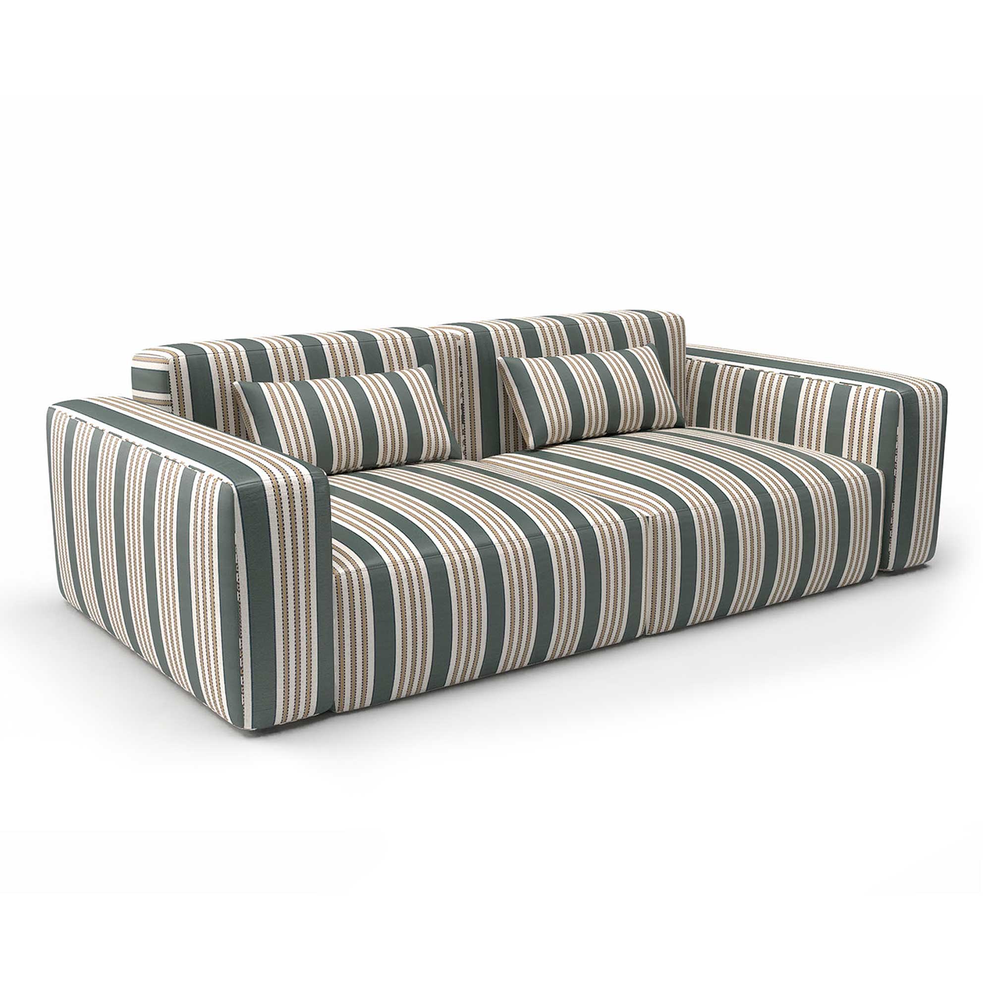 LCT-1182-003 Tela Ota Kaki de Gaston y Daniela. Diseño estampado para tapiceria y cortinas. Decoracion de interiores. Sofa