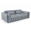 LCT-1182-007 Tela Ota Azul de Gaston y Daniela. Diseño estampado para tapiceria y cortinas. Decoracion de interiores. Sofa