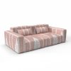 LCT-1191-006 Tela Indiera Rosa de Gaston y Daniela. Diseño estampado para tapiceria y cortinas. Decoracion de interiores. Sofa