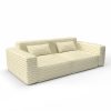 LCT-1193-001 Tela Dharma Amarillo de Gaston y Daniela. Diseño estampado para tapiceria y cortinas. Decoracion de interiores. Sofa