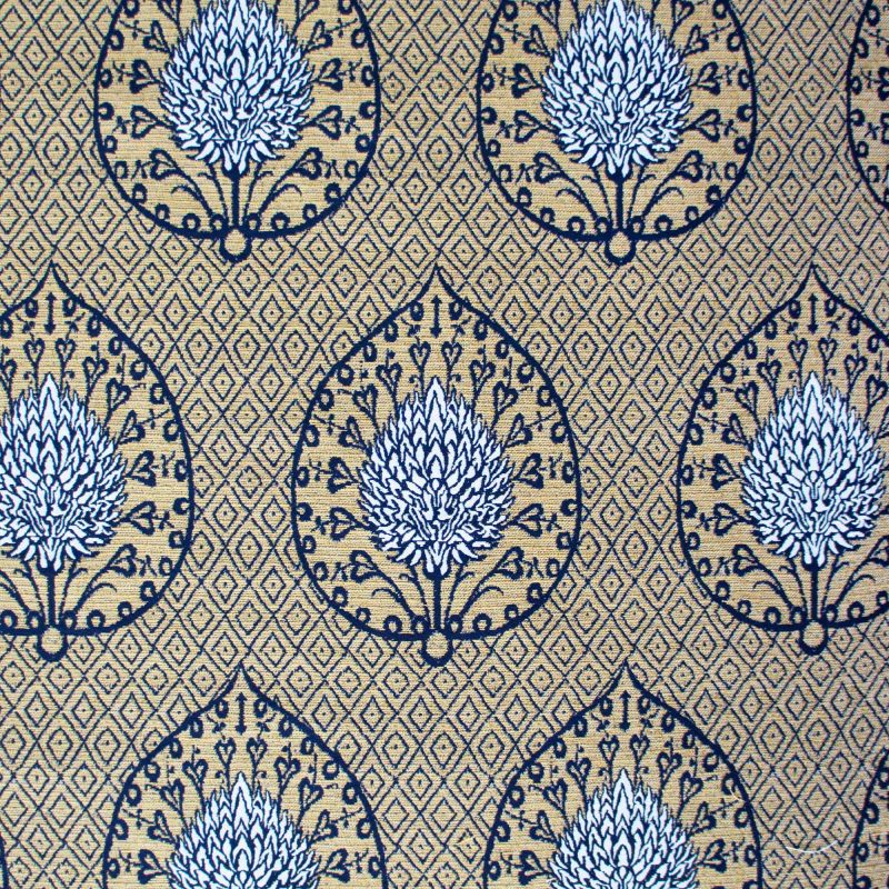 GDT-5692-001 Tela Palmeta oro amarillo marco polo gastón y daniela étnico botánico tapicería decoración cortinas casa outdoor