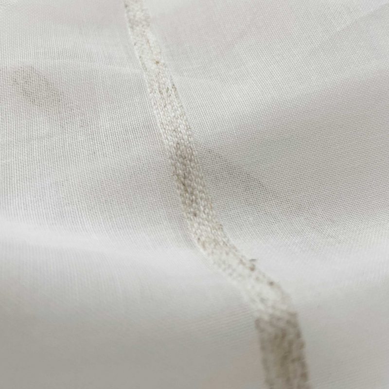 GDT-5709-001 visillo gladiolo crudo lino marco polo rayas decoración gastón y daniela detalle