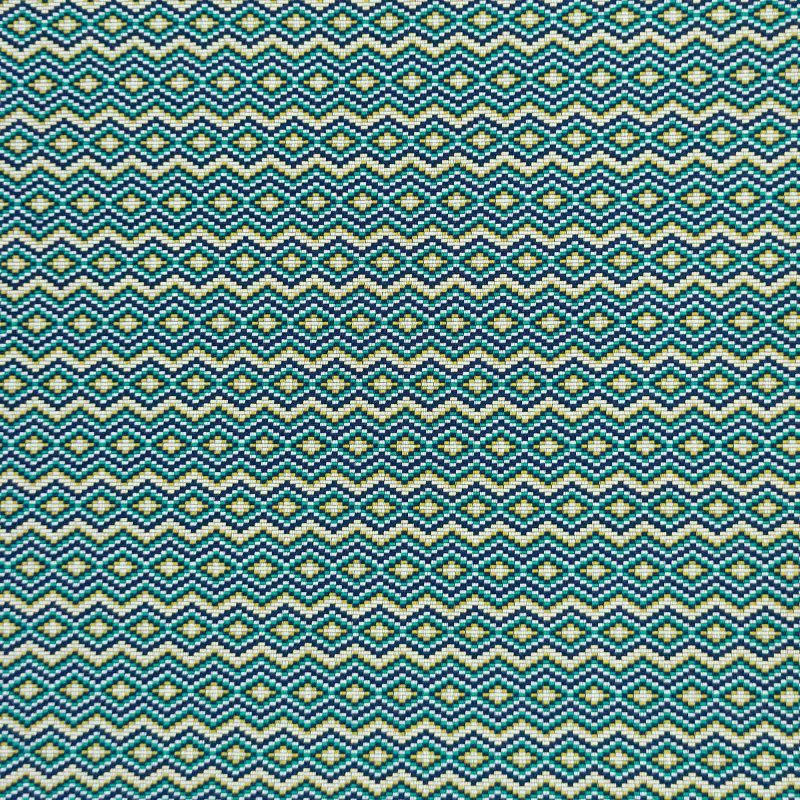 GDT-5719-003 Tela Caucaso azul lima marco polo gastón y daniela geométrico étnico tapicería decoración cortinas casa plana