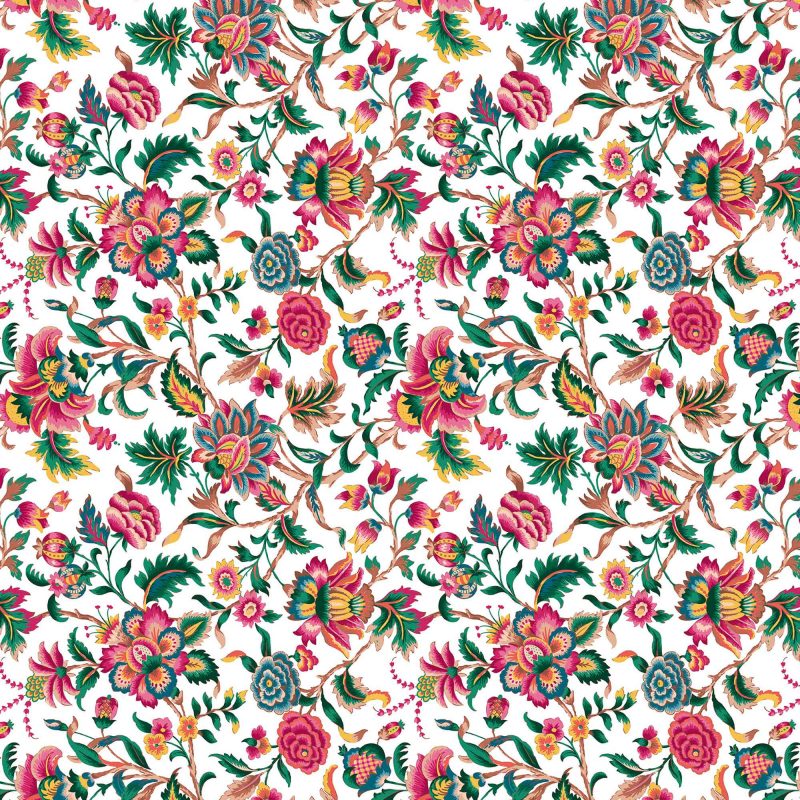GDT-5726-003 Tela babilonia multicolor marco polo gastón y daniela floral exterior tapicería decoracion casa outdoor