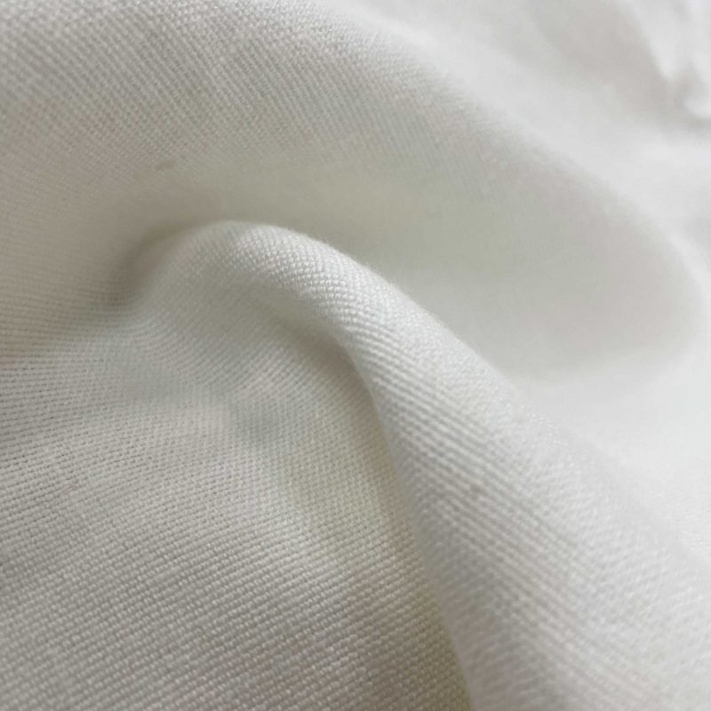 GDT-5732-001 tela chuli blanco cortina de 100% lino liso texturas marco polo decoración gastón y daniela detalle