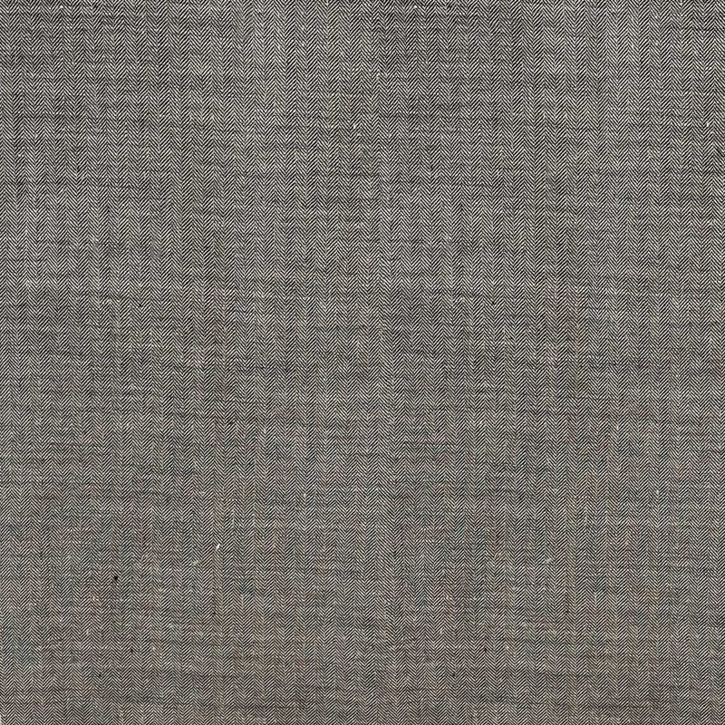 GDT-5736-001 tela elbrus negro cortina de 100% lino de espiga marco polo decoración gastón y daniela plana