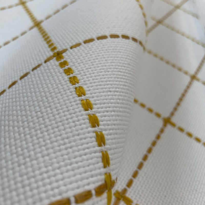 GDT-5776-002 Tela Tatil amarillo de Gaston y Daniela. Diseño de cuadros para tapiceria y cortinas. Decoracion de interiores detalle