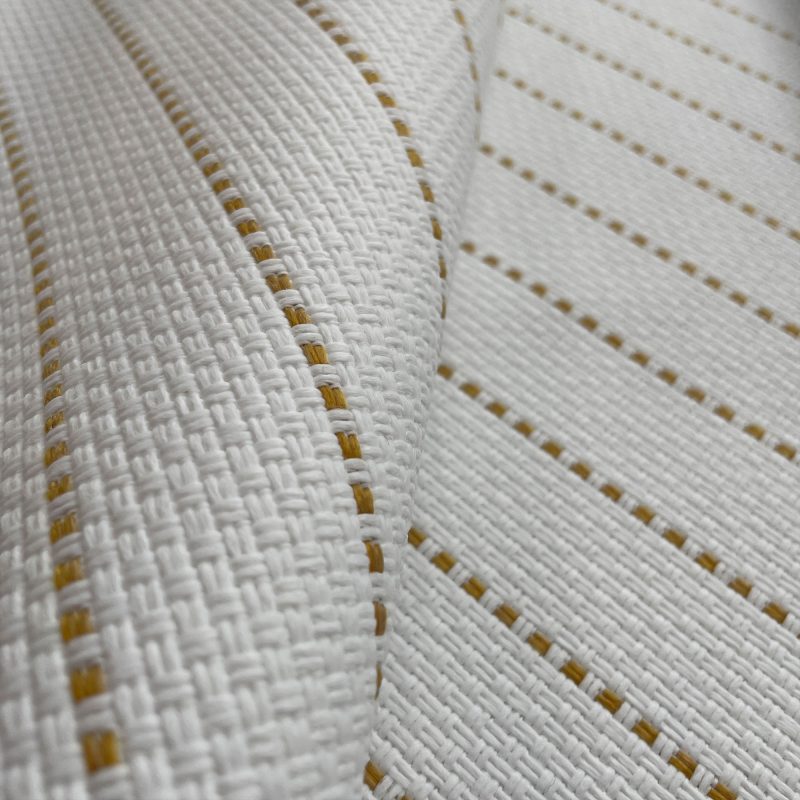 GDT-5777-002 Tela Sahil amarillo de gaston y daniela. Diseño de rayas para tapiceria outdoor. Decoracion de interiores detalle