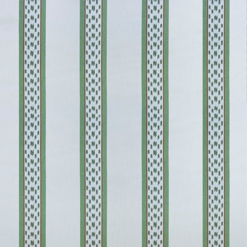 GDT-5778-002 Tela Mileto Verde de Gaston y Daniela. Diseño etnico y geometrico para tapiceria y cortinas. Decoracion de interiores.