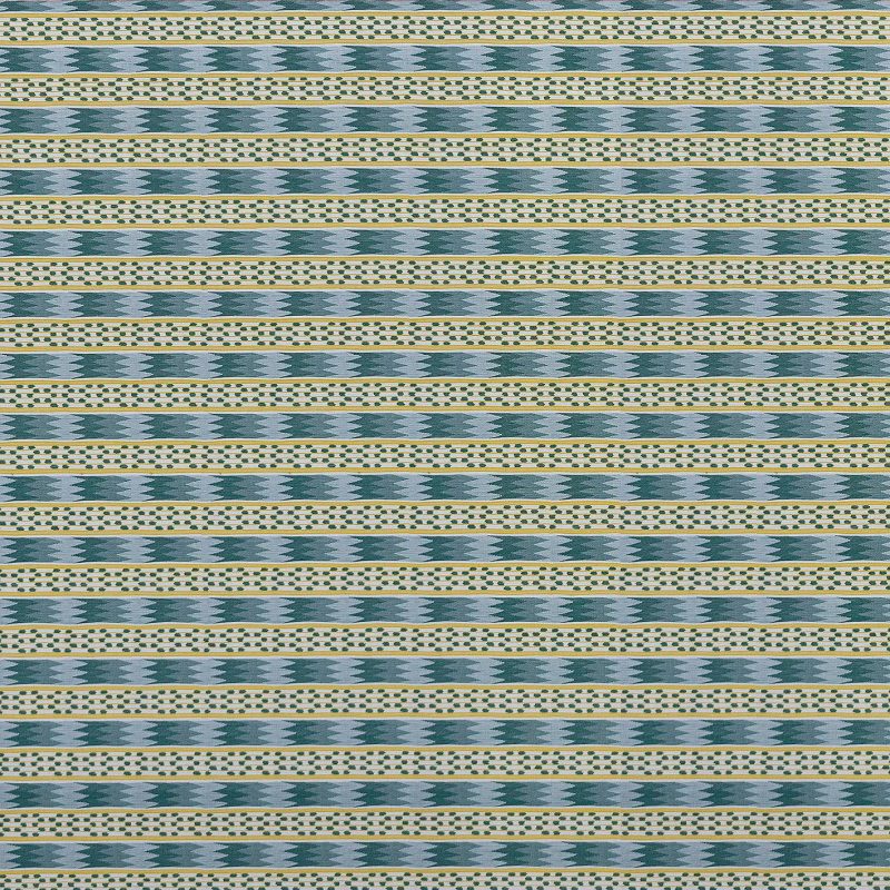 GDT-5788-002 Tela Efeso verde de gaston y daniela con diseño étnico para tapiceria. Decoracion de interiores
