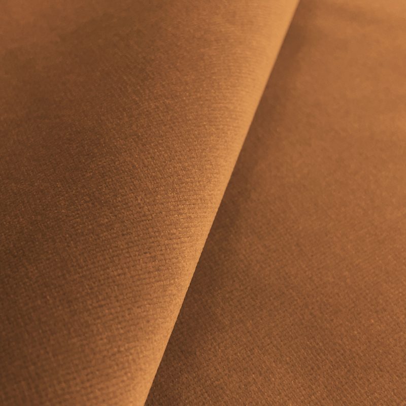 GDT-5795-008 Tela Ulises naranja de Gaston y Daniela. Terciopelo liso para tapiceria y cortinas. Decoracion de interiores. Detalle