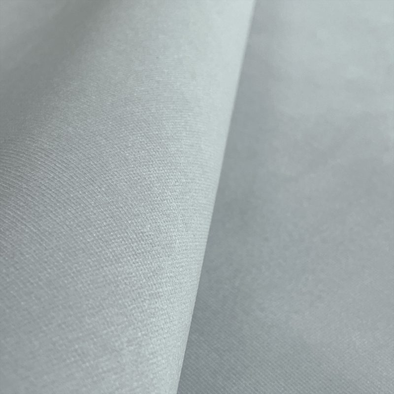 GDT-5795-042 Tela Ulises perla gris de Gaston y Daniela. Terciopelo liso para tapiceria y cortinas. Decoracion de interiores. Detalle
