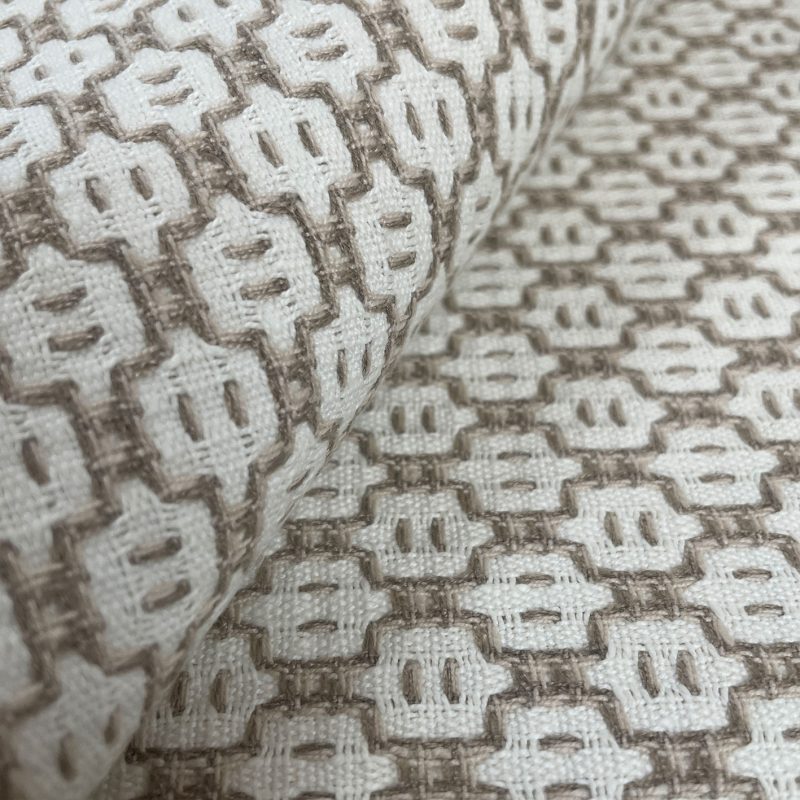 GDT-5807-006 tela bernarda beige gaston y daniela geometrico algodon tapiceria cortinas decoracion casa detalle