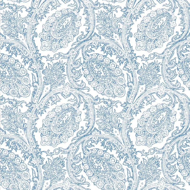 GDW-5759-007 Cadaques azul blanco papel pintado gastón y daniela paisley decoración casa
