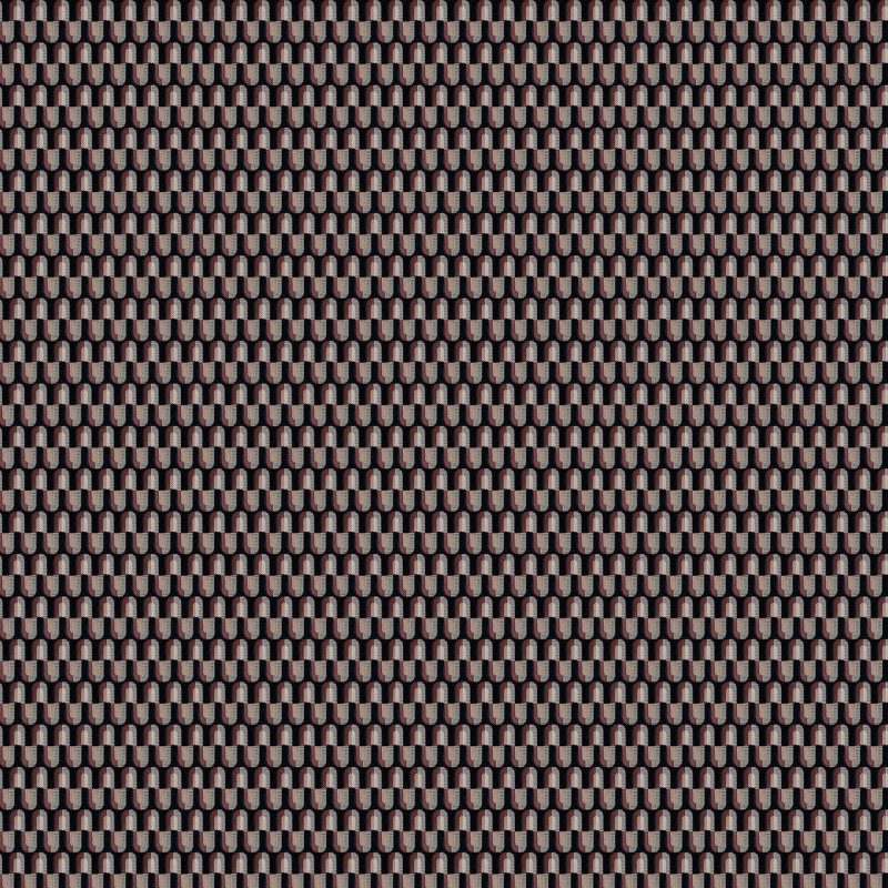 LCT-1164-007 Tela Algendar Negro/Teja de Gaston y Daniela. Coleccion de Lorenzo Castillo. Terciopelo con diseño geometrico para tapiceria. Decoracion de interiores