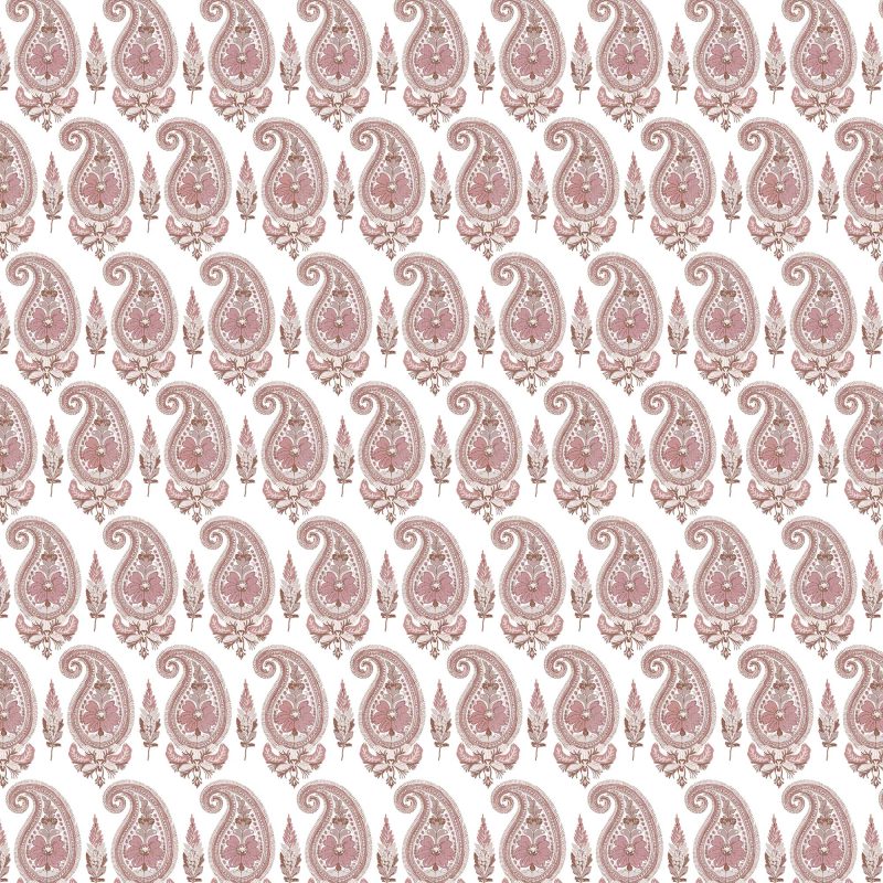 LCT-1192-003 Tela Chandra Rosa de Gaston y Daniela. Coleccion de Lorenzo Castillo. Diseño etnico sofisticado para tapiceria y cortinas. Decoracion de interiores