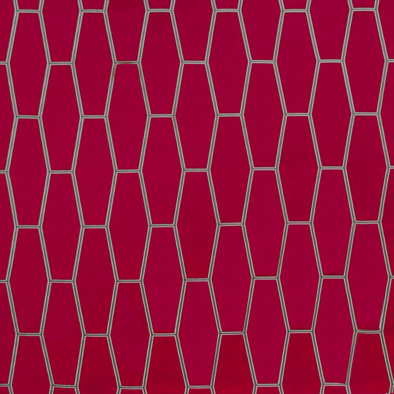 Tela Mai rojo Japón Gastón y Daniela geométrico decoración GDT-5634-003