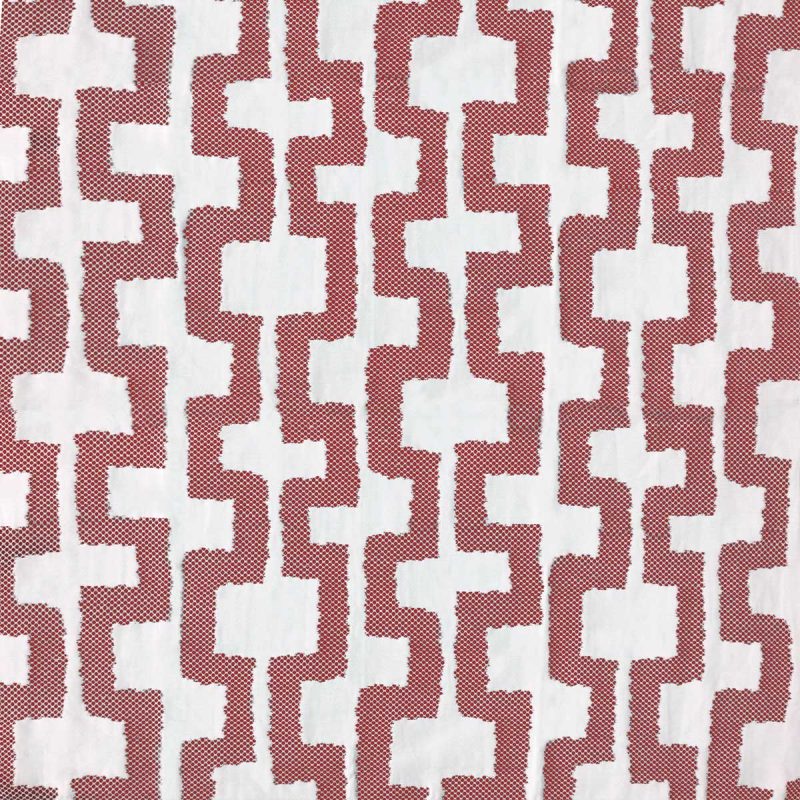 Tela Ryu rojo Japón Gastón y Daniela geométrico decoración GDT-5628-002