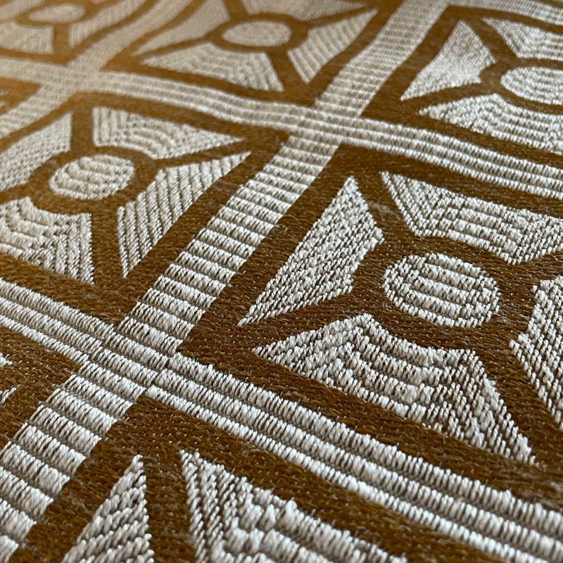 Arabica ocre Africalia decoración Gastón y Daniela tapicería