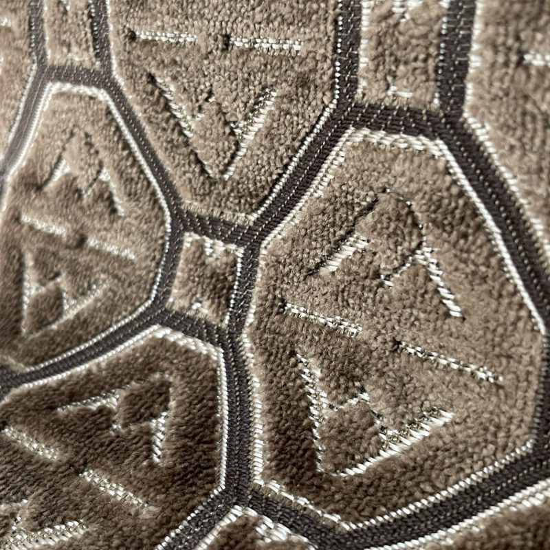 Detalle Calabrez gris decoración Lorenzo Castillo tapicería