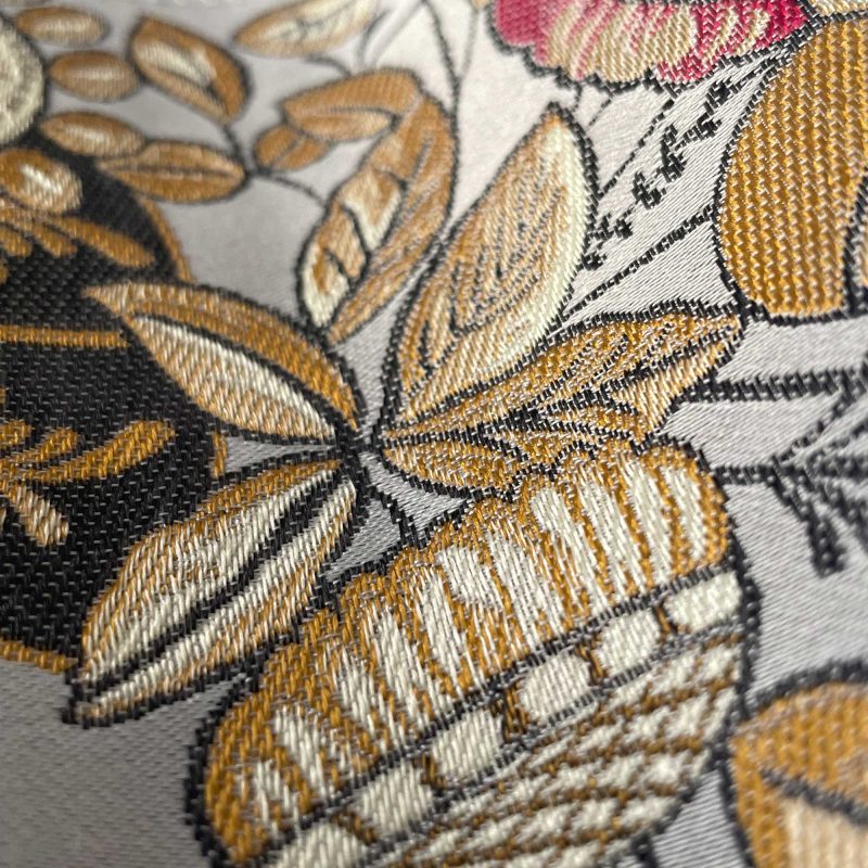Tela Casilda plata gris Gastón y Daniela colección Lorenzo Castillo estampado floral decoración casa